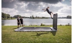 Potrójna ścianka do trampoliny BERG AeroWall 2x2 BLK&GRY