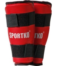 Ochraniacze goleni SportKO 332 - Czerwony