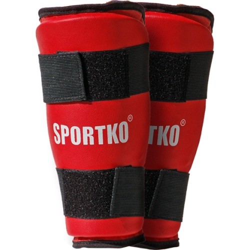Ochraniacze goleni SportKO 332 - Czerwony