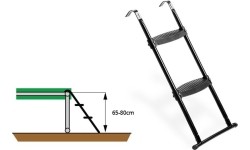 Drabinka do trampoliny EXIT do wysokości ramy 65-80 cm