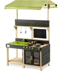 Drewniana kuchnia zewnętrzna EXIT Yummy 300 - Naturalna