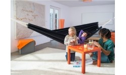 Hamak ogrodowy dwuosbowy Amazonas Barbados, Czarny