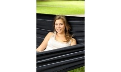 Hamak ogrodowy dwuosbowy Amazonas Barbados, Czarny