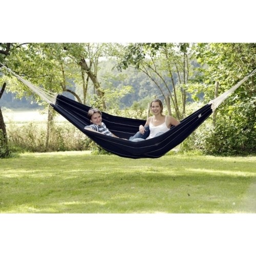 Hamak ogrodowy dwuosbowy Amazonas Barbados, Czarny