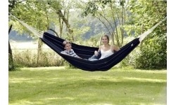 Hamak ogrodowy dwuosbowy Amazonas Barbados, Czarny
