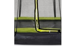Trampolina flush z siatką Exit Silhouette 366cm - Green