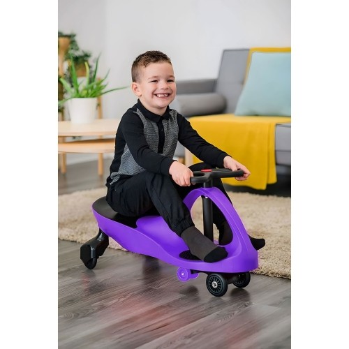 Pojazd grawitacyjny dla dzieci z kołami LED, fioletowy ECOTOYS