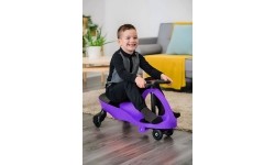 Pojazd grawitacyjny dla dzieci z kołami LED, fioletowy ECOTOYS