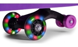 Pojazd grawitacyjny dla dzieci z kołami LED, fioletowy ECOTOYS