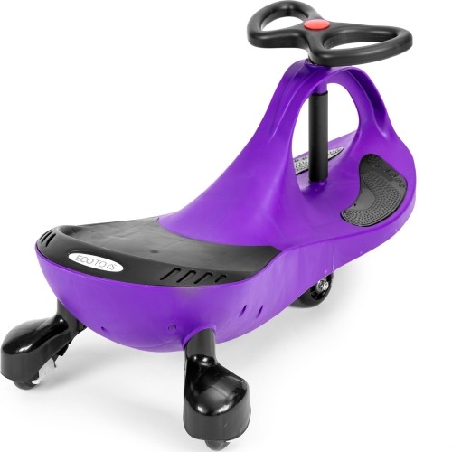 Pojazd grawitacyjny dla dzieci z kołami LED, fioletowy ECOTOYS