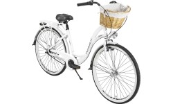 Dviratis AZIMUT Sarema ALU 28" 3-biegowa 2023 biały mat