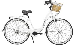 Dviratis AZIMUT Sarema ALU 28" 3-biegowa 2023 biały mat