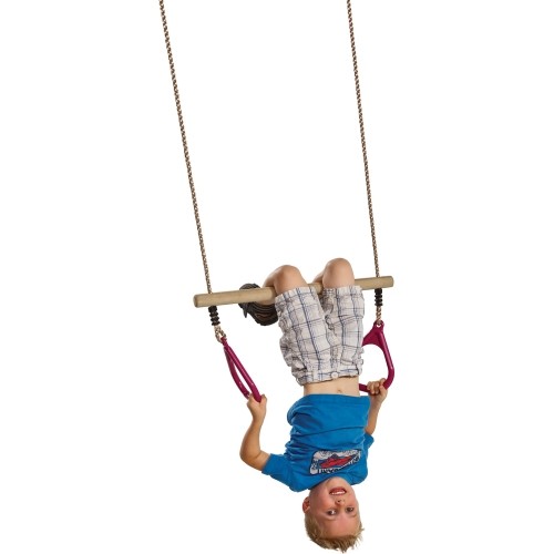 drewniany trapez pierścieniowy z plastikowym pierścieniem