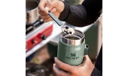 Termos na żywność z łyżkowidelcem Stanley Classic, 0,4l, Czarny