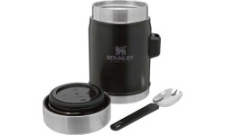 Termos na żywność z łyżkowidelcem Stanley Classic, 0,4l, Czarny