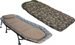 Łóżko turystyczne polowe kempingowe składane wędkarskie Zfish Flat Camo - 220x100 cm