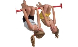 Poprzeczka metalowa KBT-1250 mm, czerwona