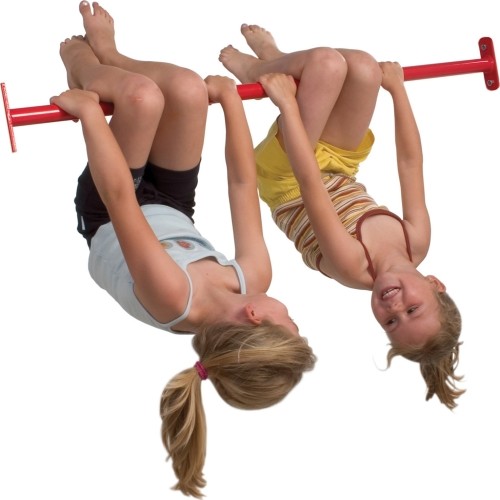 Poprzeczka metalowa KBT-900 mm, czerwona