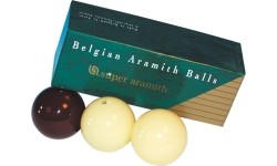 Zestaw bil do bilarda karambolowego Super Aramith ciemnoczerwony 61,5 mm