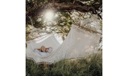 Żakardowy hamak ogrodowy Amazonas Palacio Natura