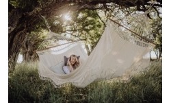 Żakardowy hamak ogrodowy Amazonas Palacio Natura