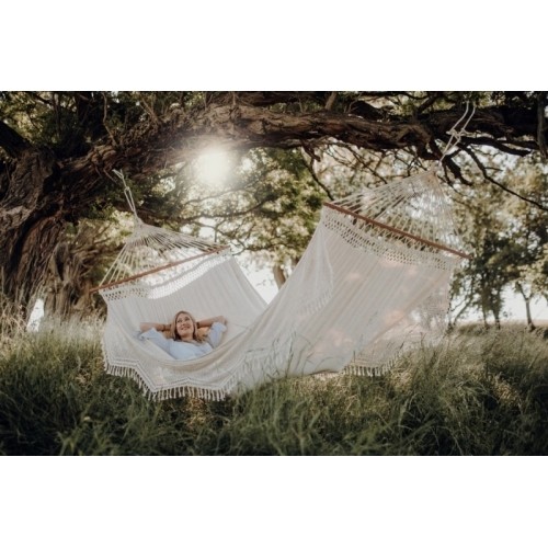 Żakardowy hamak ogrodowy Amazonas Palacio Natura