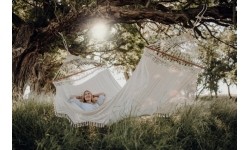 Żakardowy hamak ogrodowy Amazonas Palacio Natura