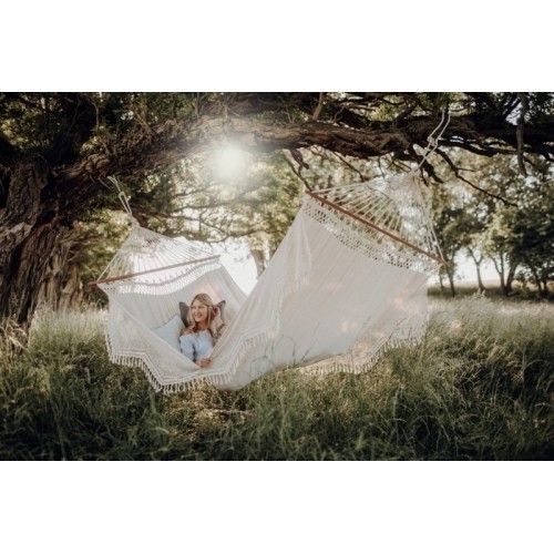 Żakardowy hamak ogrodowy Amazonas Palacio Natura