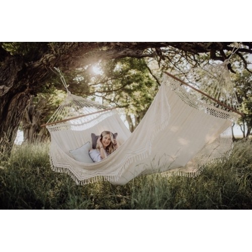 Żakardowy hamak ogrodowy Amazonas Palacio Natura