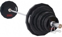 Zestaw sztanga Gryf z obciążeniami Olympic - 100 kg
