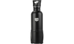 Bidon Fischer // 750 ml, stal nierdzewna (czarny)