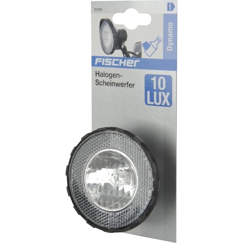 Latarka czołowa z dynamem Fischer // 10 Lux, 6 V / 2,4 W