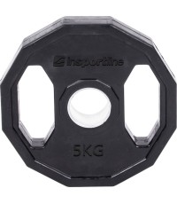 Pokryty gumą olimpijski obciążnik inSPORTline Ruberton 5 kg 50 mm