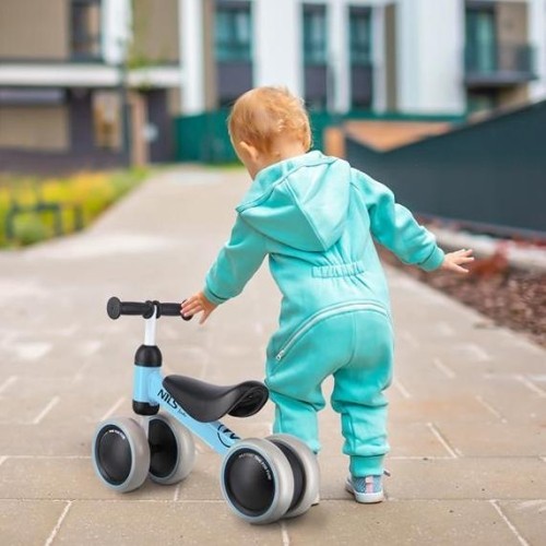 RB002 NIEBIESKI ROWEREK BIEGOWY NILS FUN