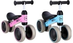 Rowerek biegowy NILS Fun RB002, niebieski