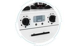 Drewniana kuchnia dla dzieci piekarnik palniki mikrofala akcesoria ECOTOYS
