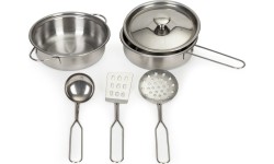 Drewniana kuchnia dla dzieci piekarnik palniki mikrofala akcesoria ECOTOYS