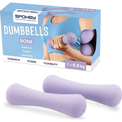 Zestaw hantli neoprenowych Spokey BONE 2x 0,5 kg