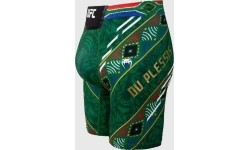 Męskie spodenki UFC Adrenaline Unrivaled by Venum Vale Tudo Short - Zielone - Dricus Du Plessis
