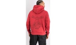 Bluza z kapturem UFC by Venum Ulti-Man - bordowa