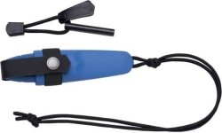 Nóż Morakniv Eldris niebieski z zestawem Neck Knife stal nierdzewna
