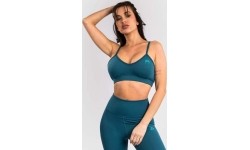 Damski biustonosz sportowy Venum x Demi - Azure Blue
