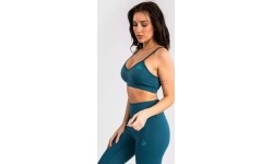 Damski biustonosz sportowy Venum x Demi - Azure Blue