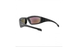 Niebieskie lustrzane okulary Wiley X Boss Captivate, czarne