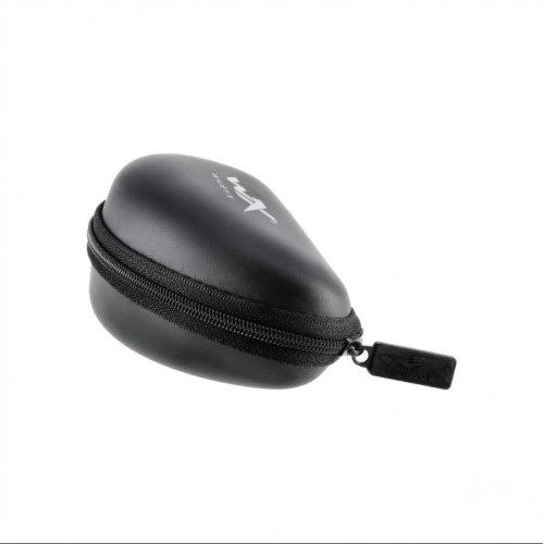 Szare okulary Wiley X Peak ACPEA06 w czarnej oprawce.