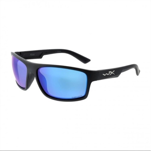 Niebieskie lustrzane okulary Wiley X Peak Captivate ACPEA19