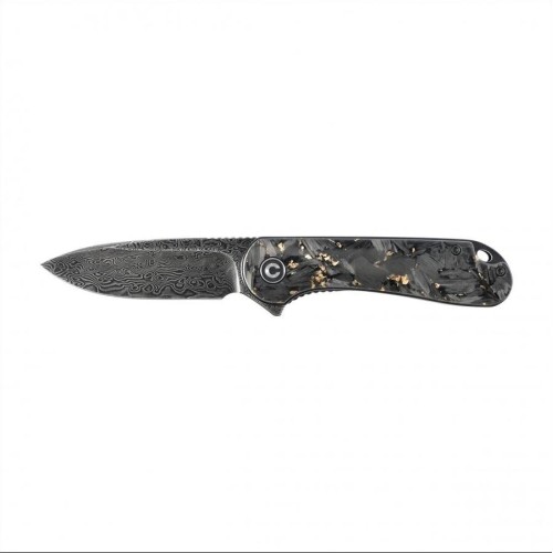 Nóż składany Civivi Elementum C907C-DS1 shredded carbon fiber / golden black