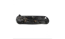 Nóż składany Civivi Elementum C907C-DS1 z rozdrobnionego włókna węglowego / złoty czarny