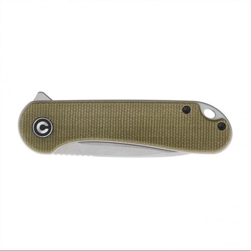 Nóż składany Civivi Elementum C907S, oliwkowa micarta