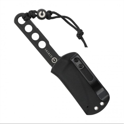 Nóż ze stałym ostrzem Civivi Circulus C22012-1 czarny